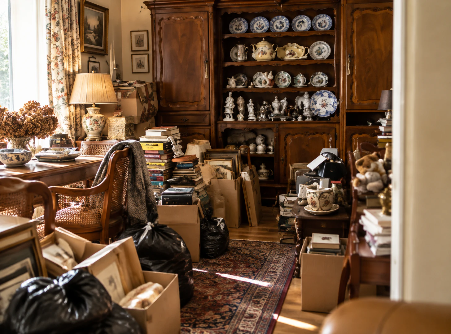 Débarras intérieur avant intervention