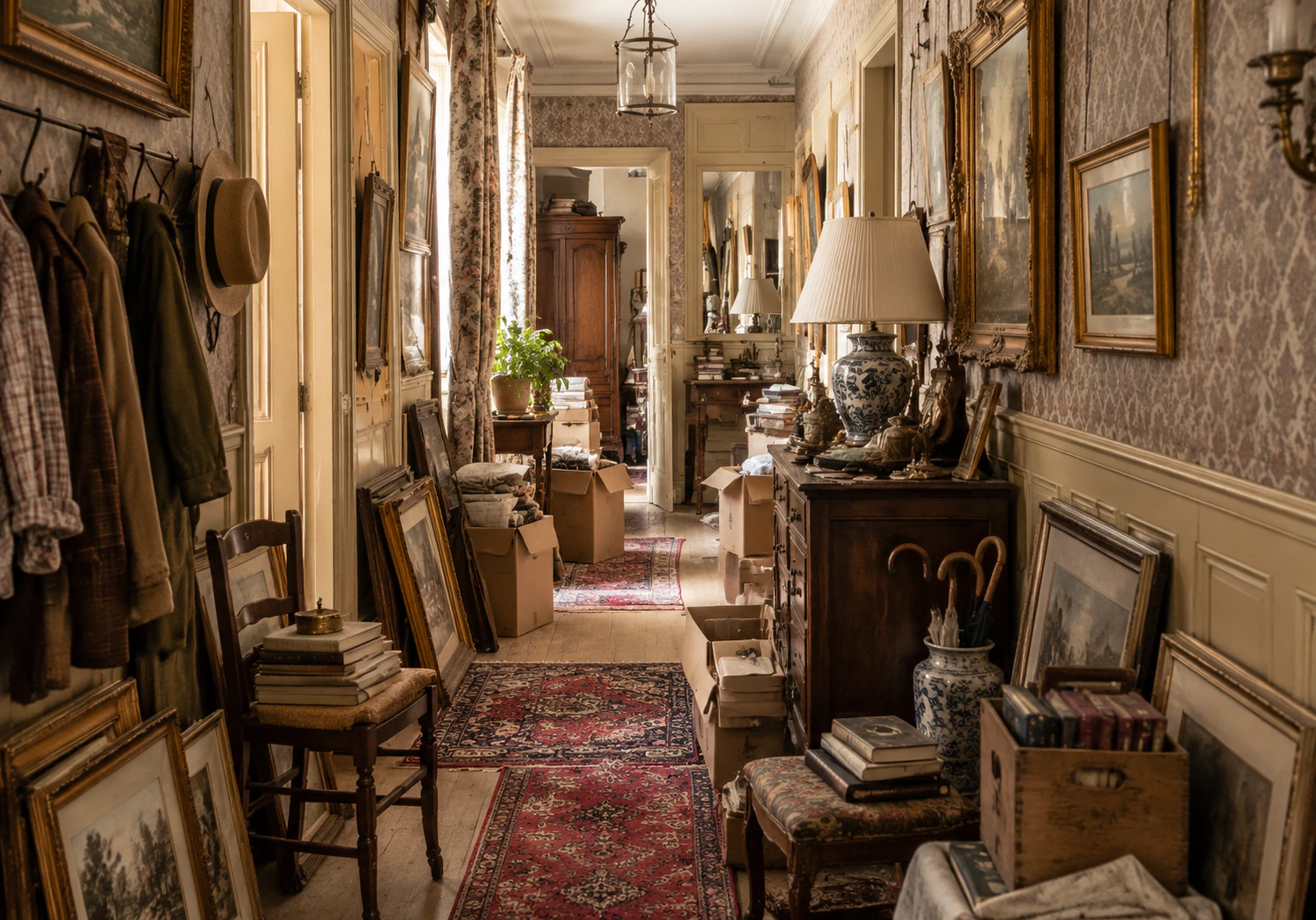 Vide maison et objets anciens